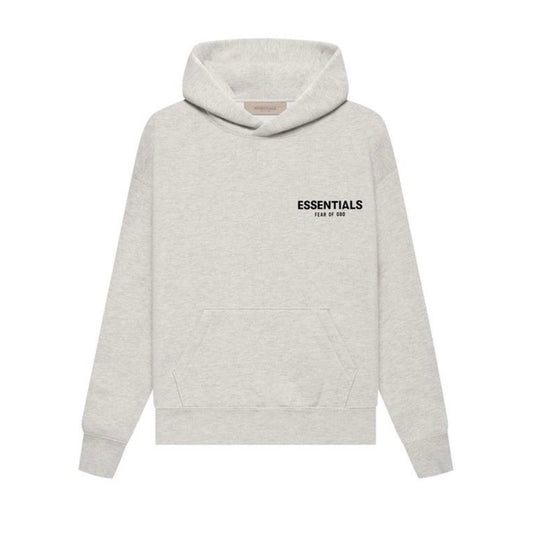 Kids Essentials Fear of God (SS22) Light Oatmeal Hoodie