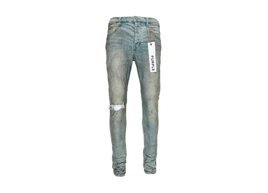 Purple Jeans Light Dirty Wax