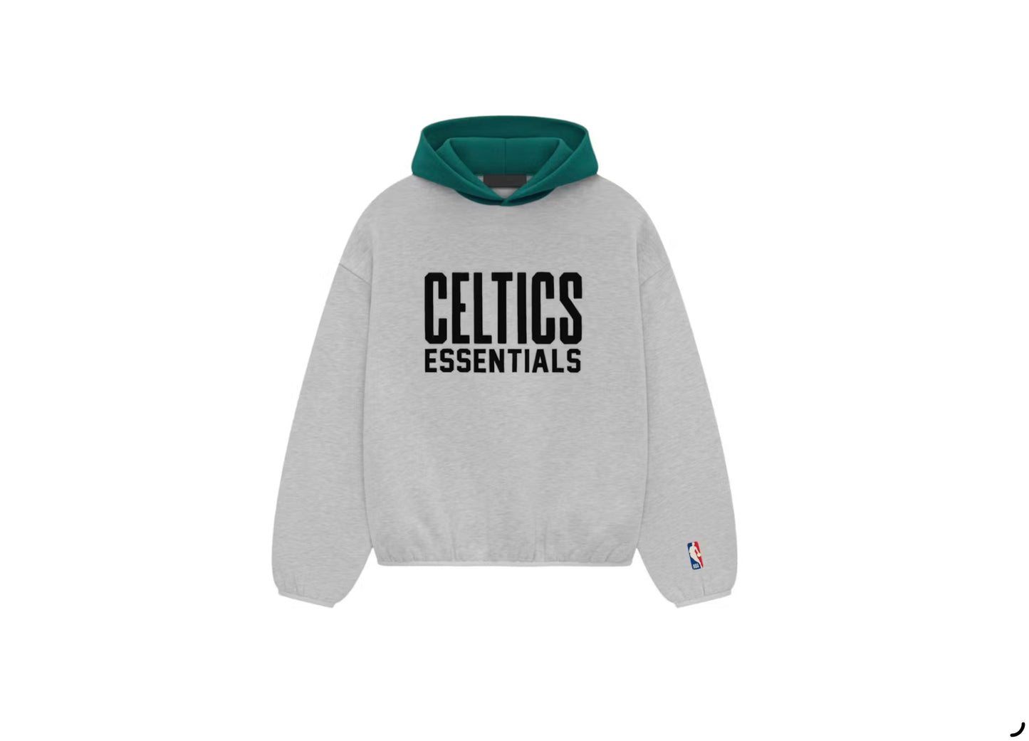 Fear of God Essentials NBA Celtics Hoodie Light Heather