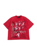 Mixed Emotions Red "Crimson" Tee