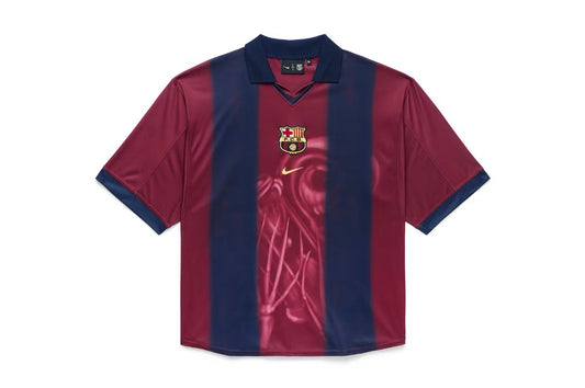 Travis Scott X Nike X FC Barcelona Retro 2000/01 Home Skeleton Jersey