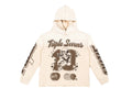 Triple 7’s All Star Football Hoodie Cream Beige