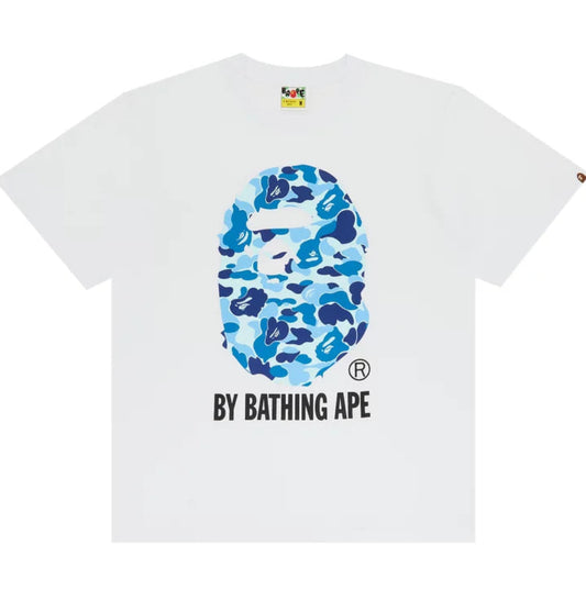 A Bathing Ape Go Ape Pointer Tee White x Blue