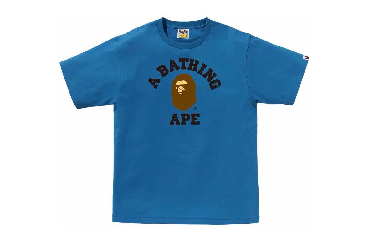 BAPE College Tee (SS24) Blue