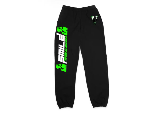 Juice Wrld x XO x Vlone Double Agent Sweatpants Black