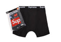 Supreme Hanes Boxer Briefs (4 Pack) Black