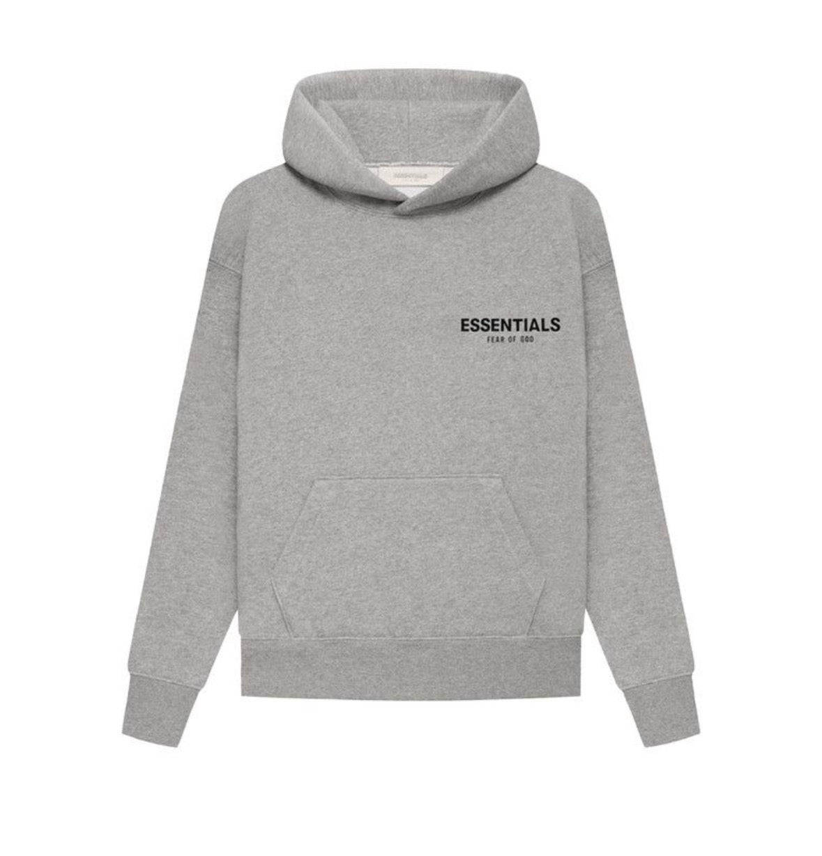 Kids Essentials Fear of God (SS22) Dark Oatmeal Hoodie