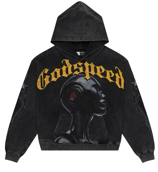 Godspeed Alexa Hoodie Washed Black