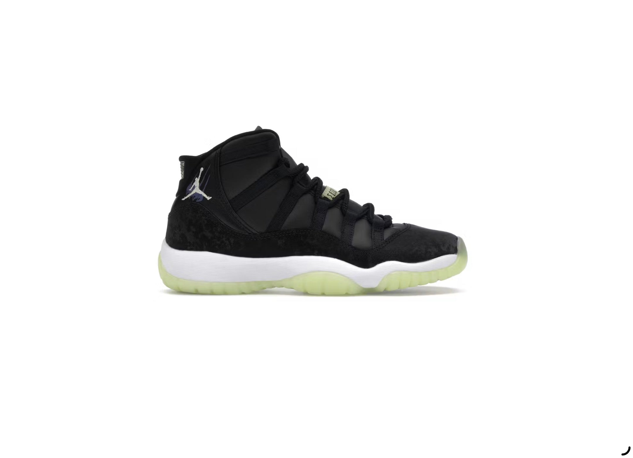 Jordan 11 Retro Black Barely Volt (GS)