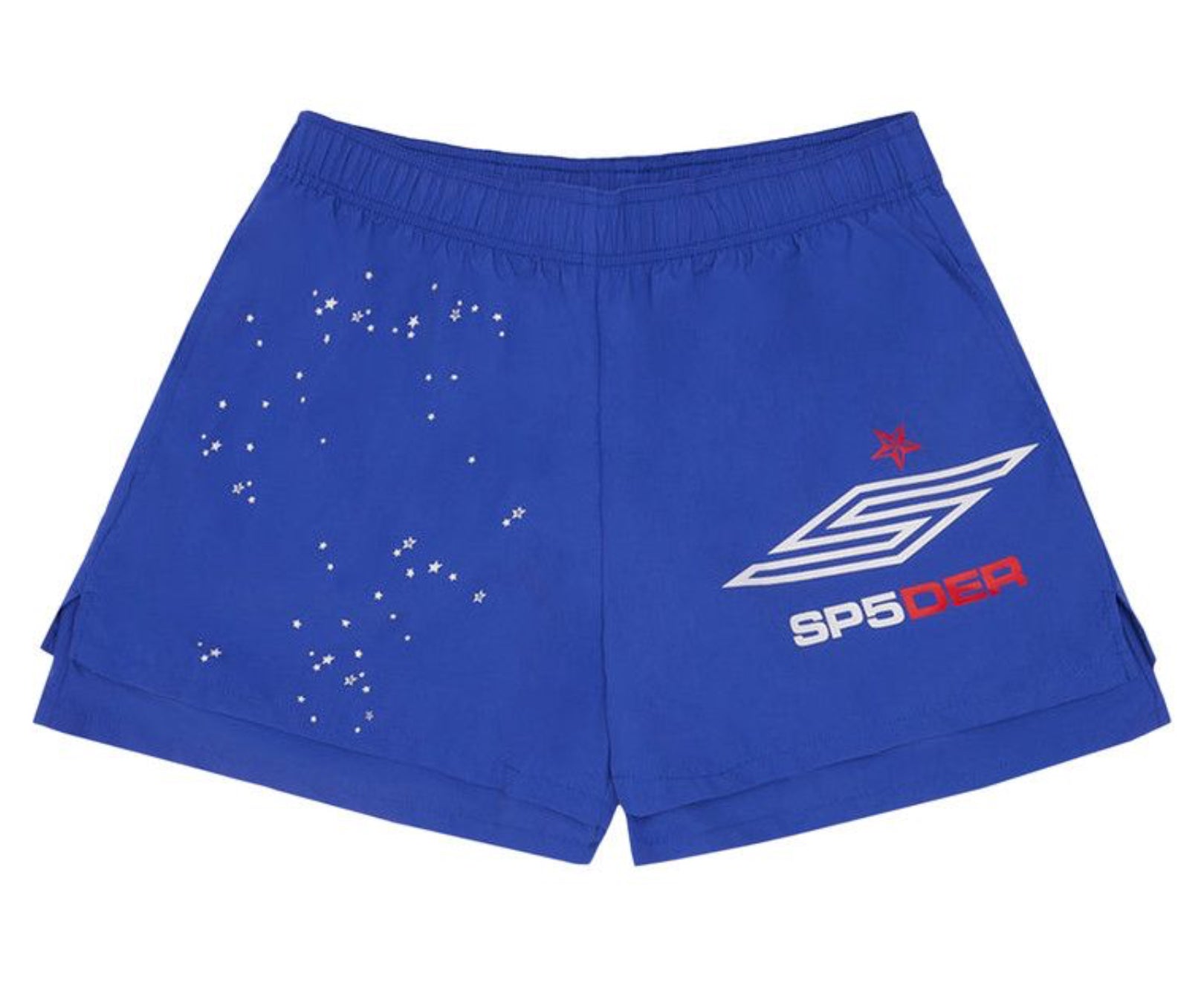Sp5der Pro Double Layer Shorts Blue