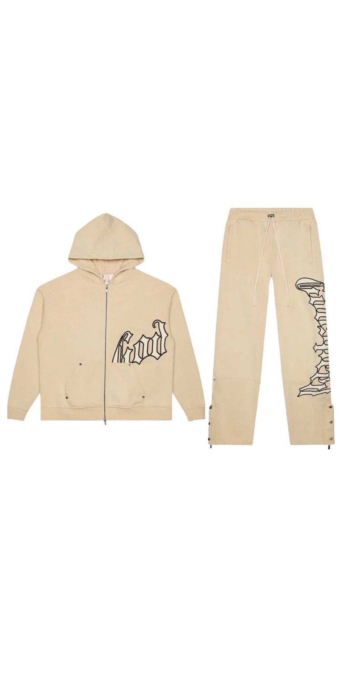 Godspeed OG Logo Sweatsuit V2 Crème Bone