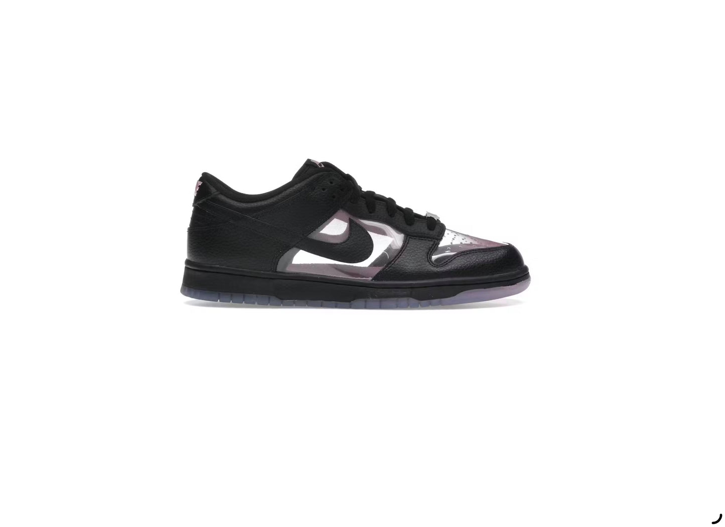 Nike Dunk Low Retro Transparent Black Pink Rise