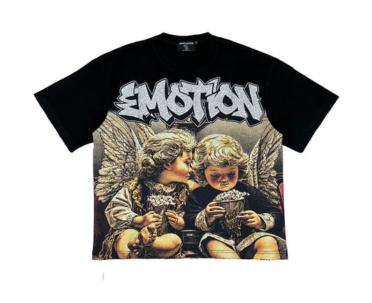 Mixed Emotions Angel Whispers Tee Black