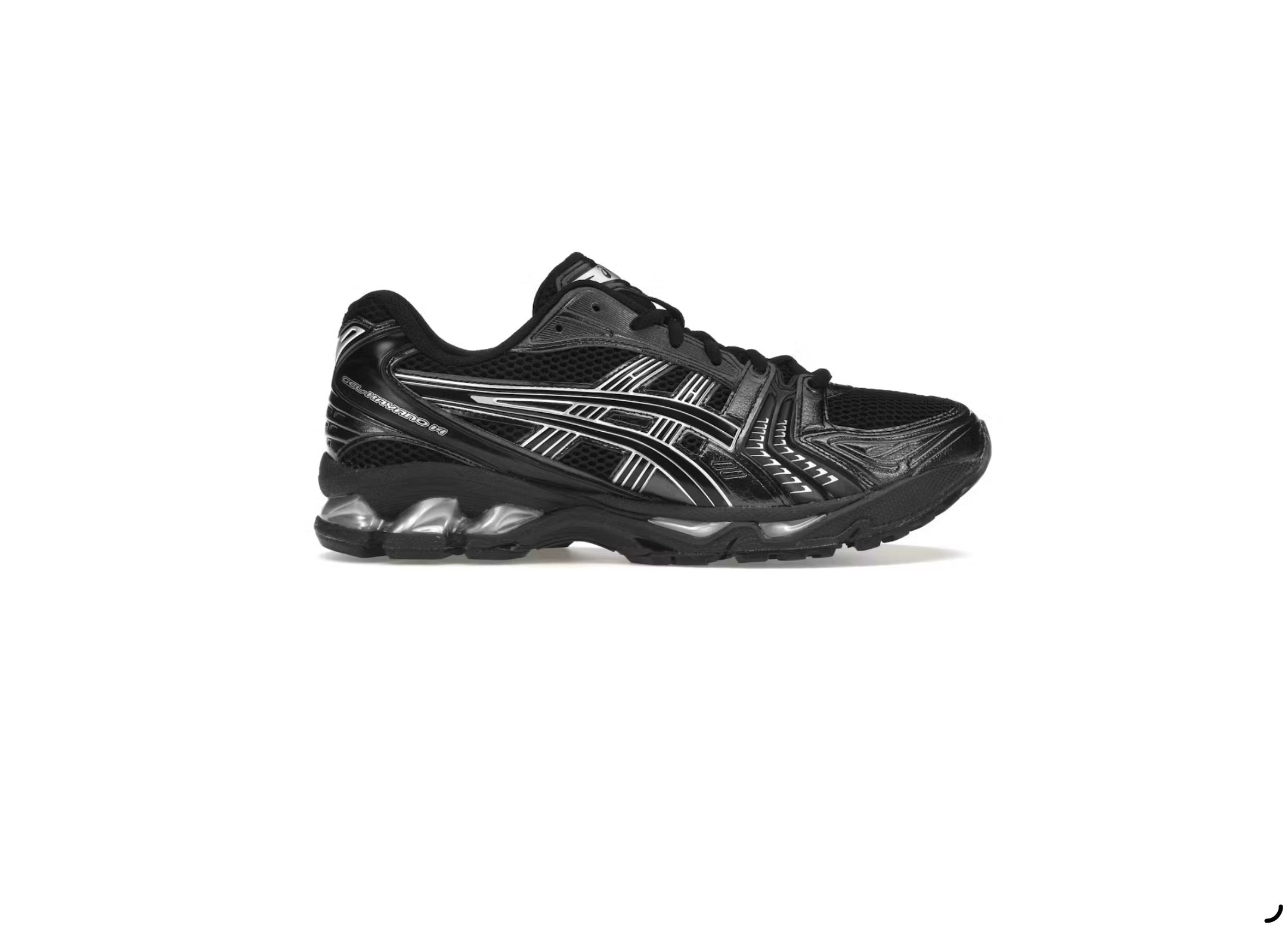 Asics Gel-Kayano 14 Black Pure Silver