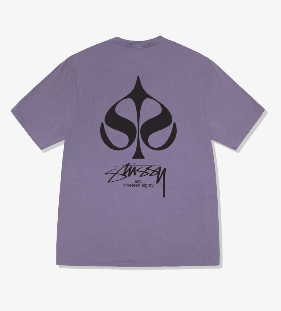Stussy Spade Pigment Dyed Tee Grape