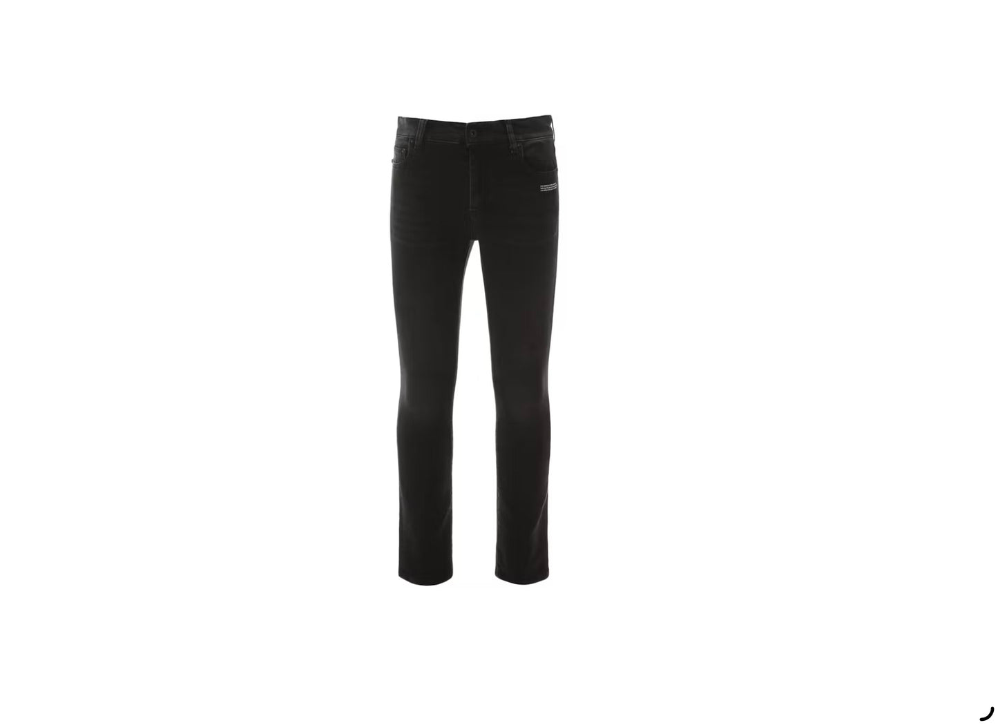 OFF-WHITE Skinny Fit Denim Jeans
Black/White