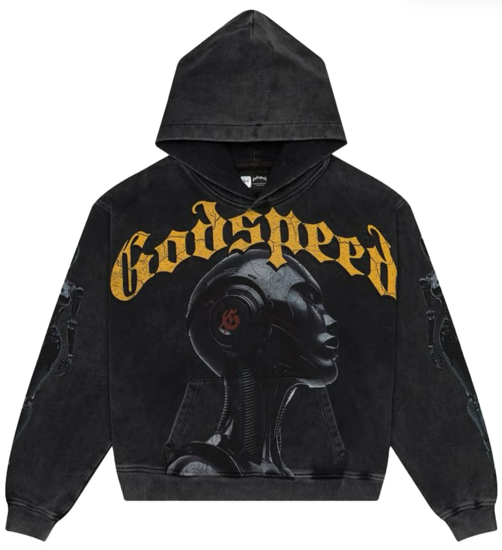 Godspeed Alexa Hoodie Washed Black