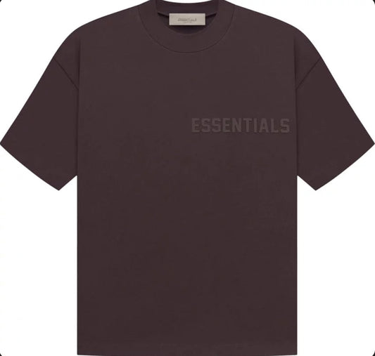 Fear Of God  Essentials T-Shirt Plum
