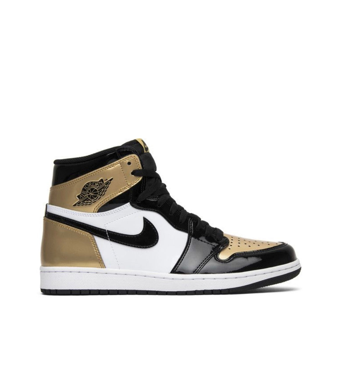 Jordan 1 Retro High NRG Patent Gold Toe (Lightly Worn)