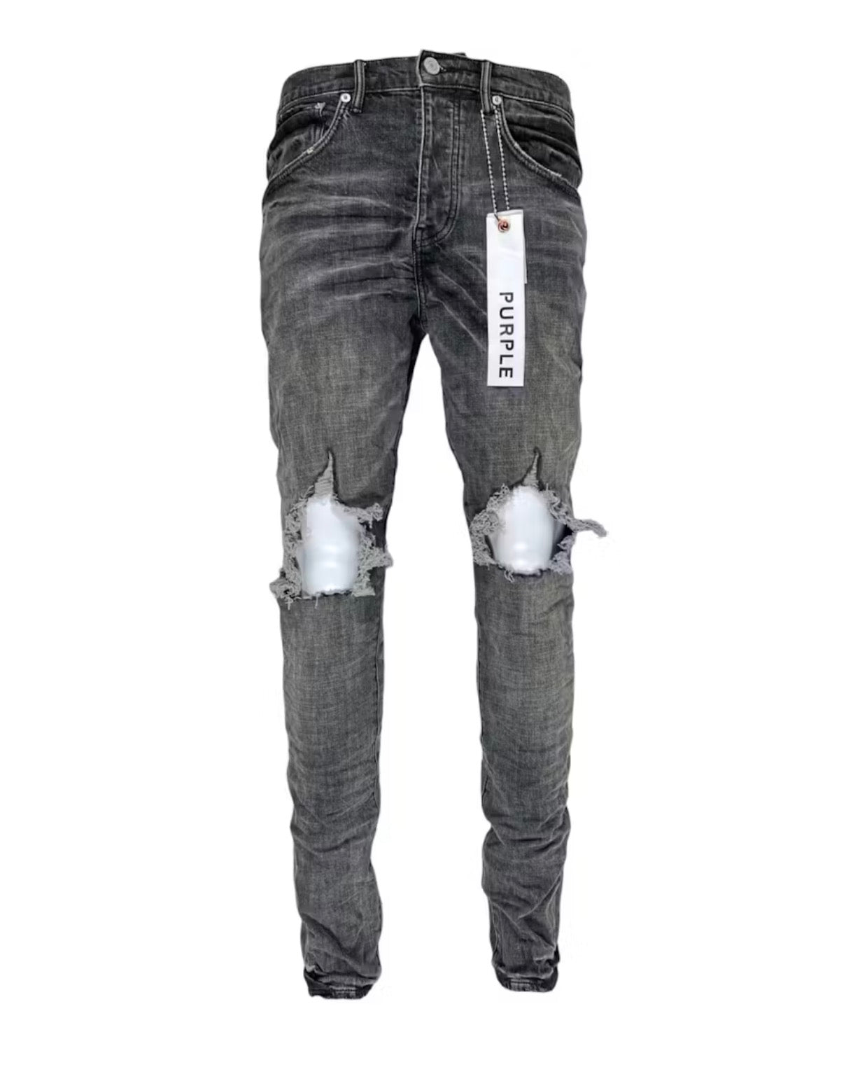 Purple Jeans Grey Dirty Blowout