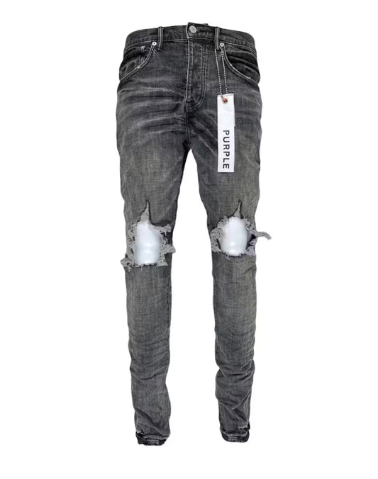 Purple Jeans Grey Dirty Blowout