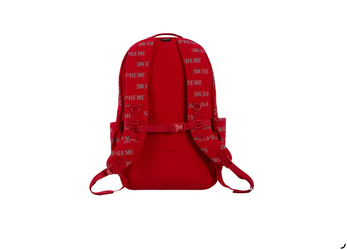 Supreme Logo Backpack (FW26) Red