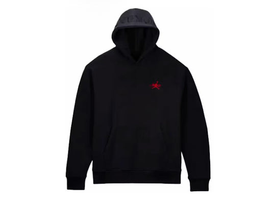 Jordan X Awake NY Fleece Hoodie Black University Red