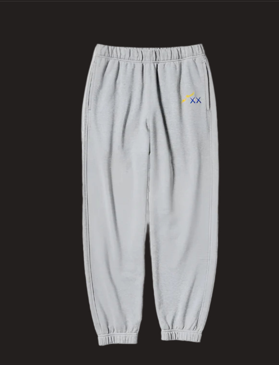 KAWS x Uniqlo Warhol Grey Sweatpants