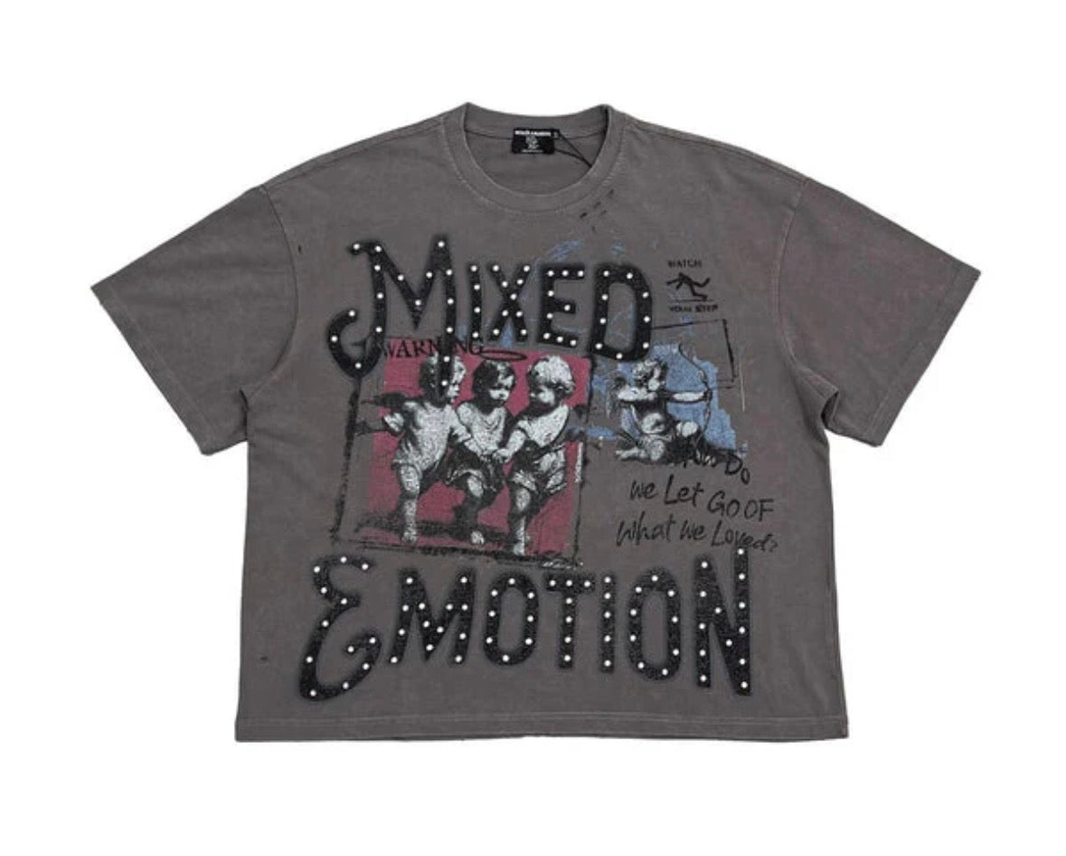 Mixed Emotions Friends Tee Grey