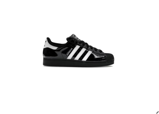 adidas Superstar II Black White Patent Leather