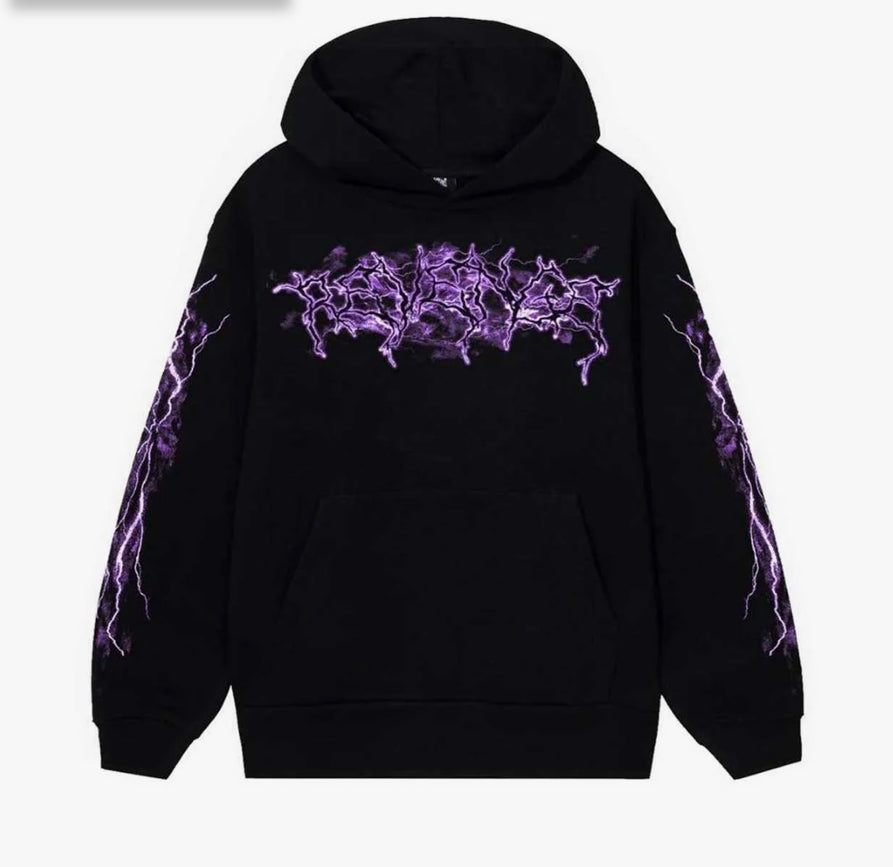 Revenge XXXTentacion Purple Lightening Hoodie