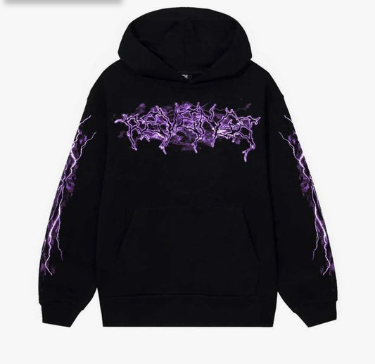 Revenge XXXTentacion Purple Lightening Hoodie