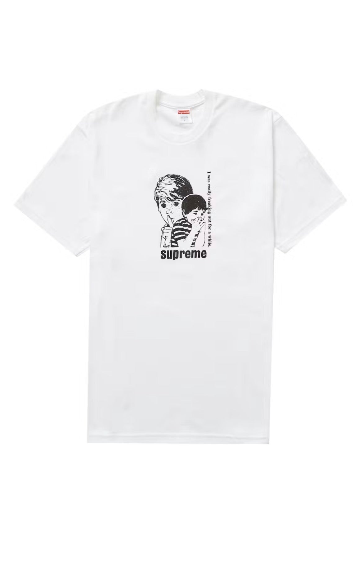 Supreme Freaking Out Tee
White