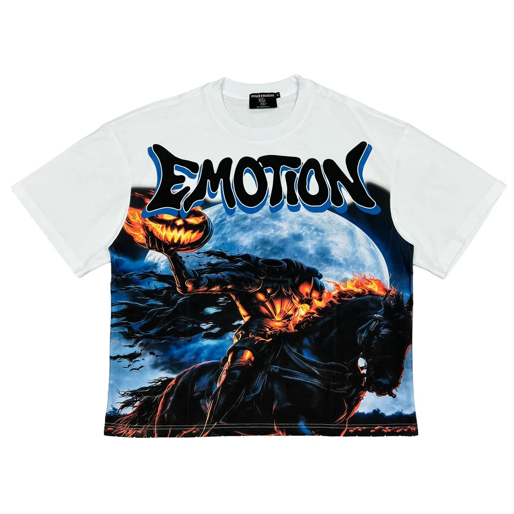 Mixed Emotions Midnight Tee White