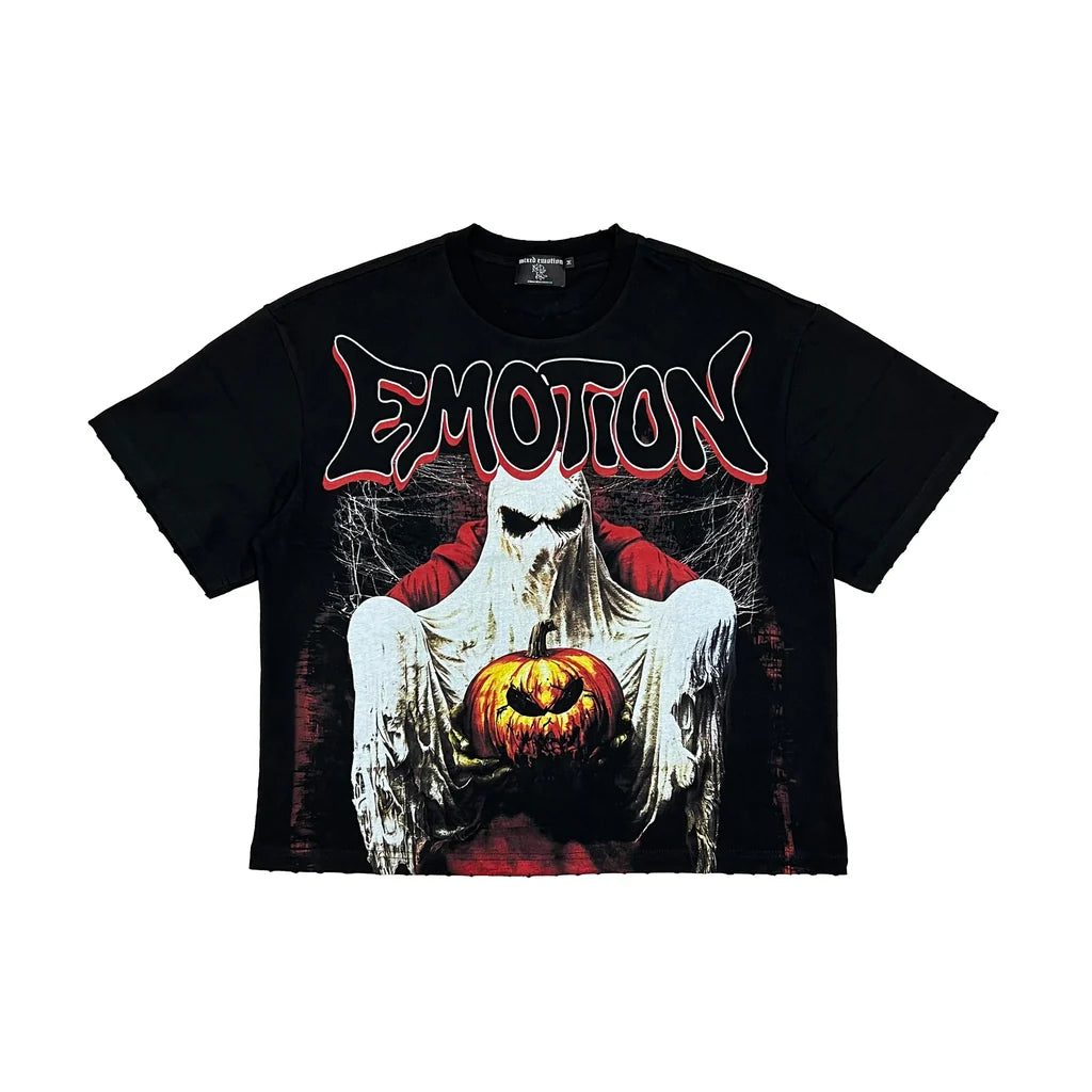 Mixed Emotions Ghost Tee Black