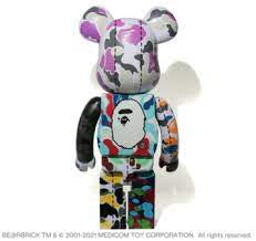 Bearbrick x BAPE 28th Anniversary Camo #1 400%