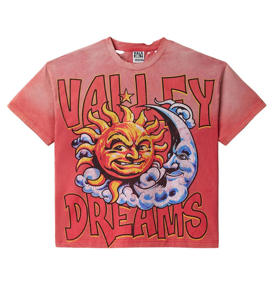 Vale Forever Trashed Red Sun Tee