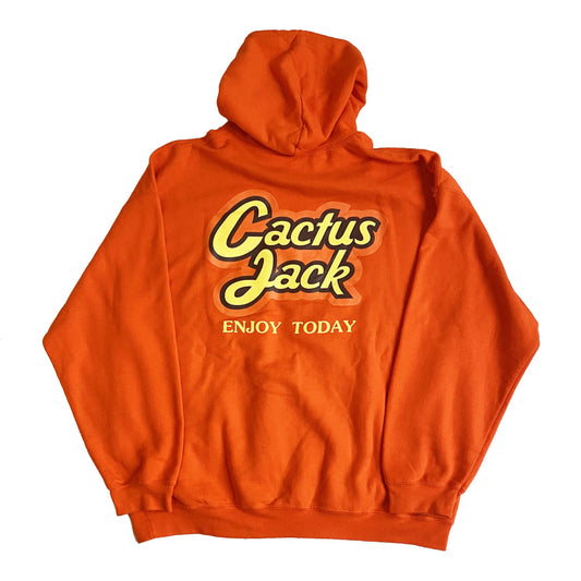 Travis Scott Cactus Jack x Reeces Puffs Orange Hoodie