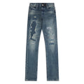 RTA Olivier Distressed Medium Stone Denim