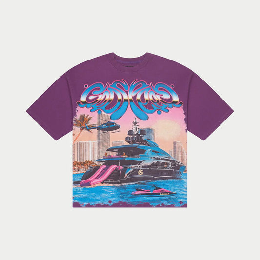 Godspeed Memento Vivere T-Shirt (Purple Wash)