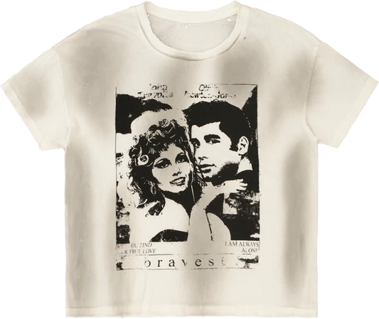 Vintage Greaser T-Shirt White