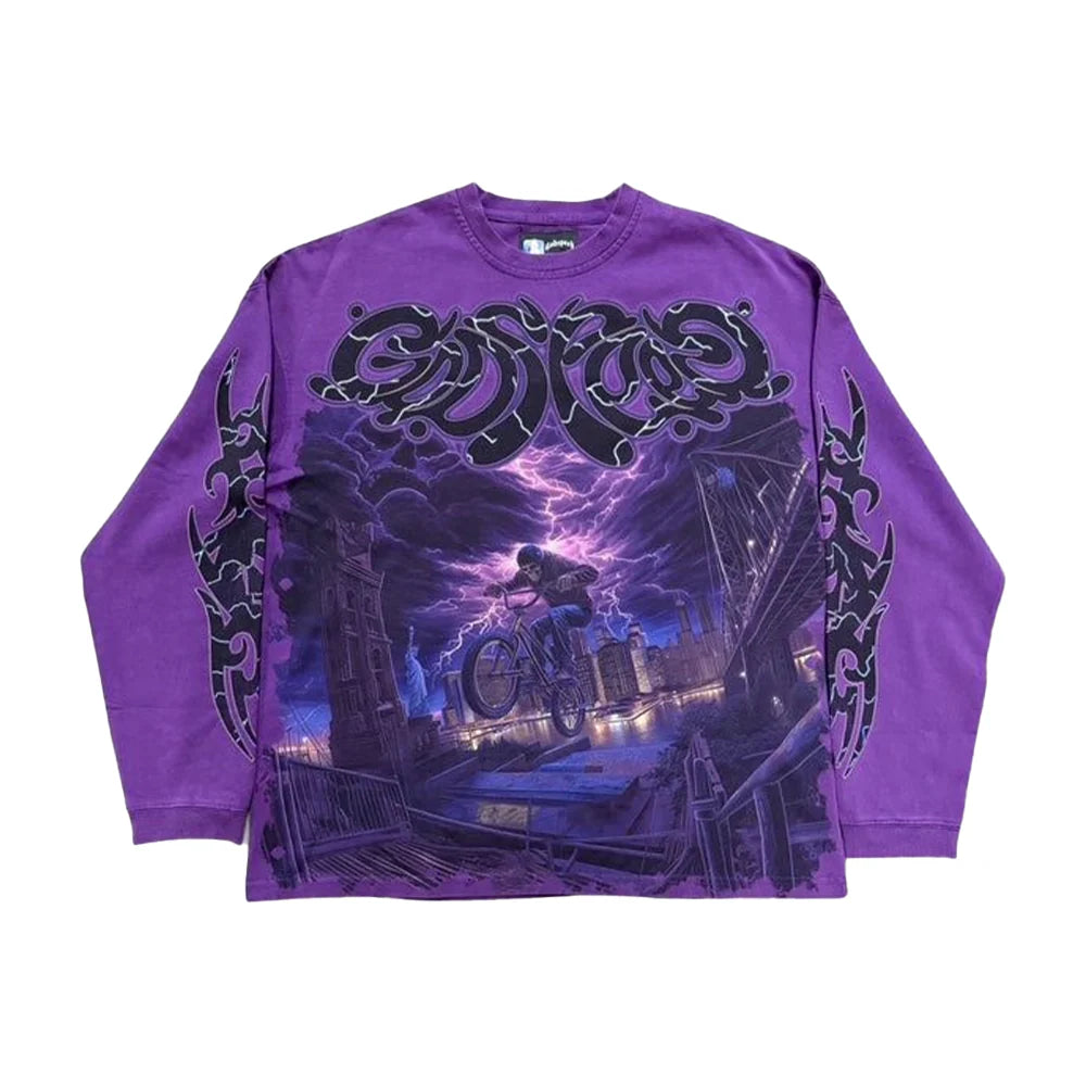 Godspeed B.M.X L/S T-Shirt (Grape)