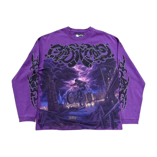 Godspeed B.M.X L/S T-Shirt (Grape)