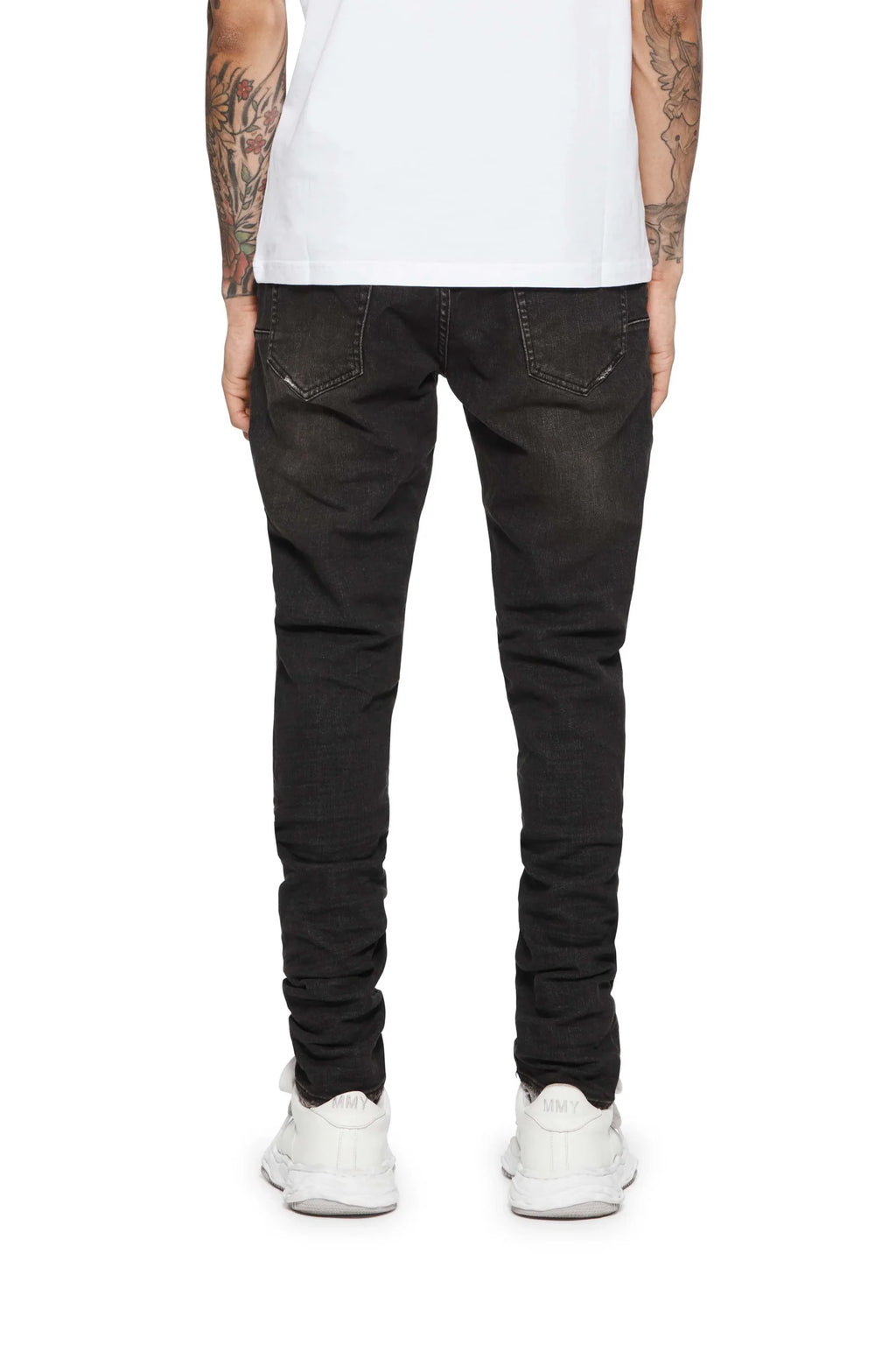Purple Black Overspray Jeans