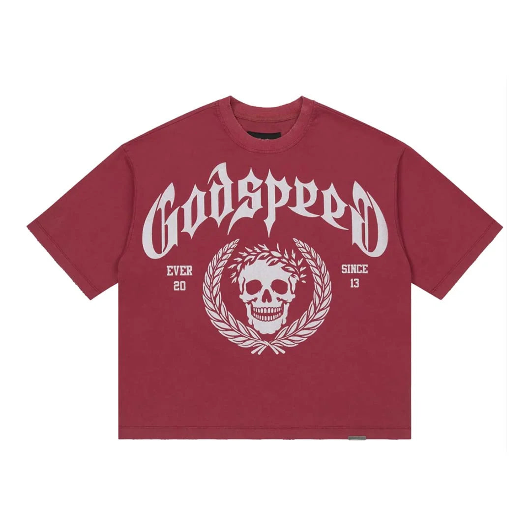 Godspeed Victor Crest Tee Red