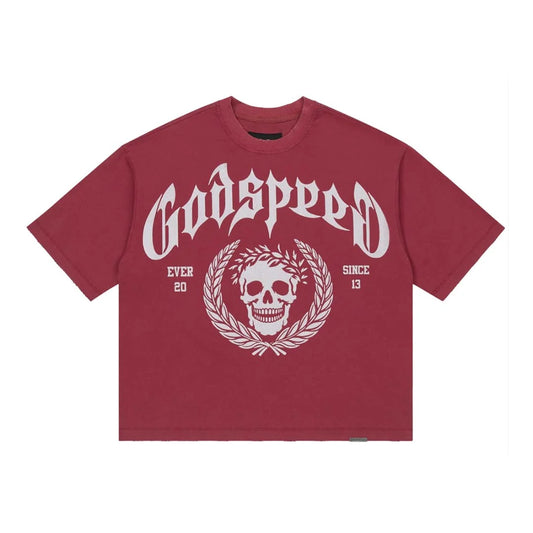 Godspeed Victor Crest Tee Red