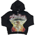 Mixed Emotions Arch Angel Rhinestone Zip Up Hoodie