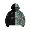 Bravest Studio Black Half Camo Zip Up