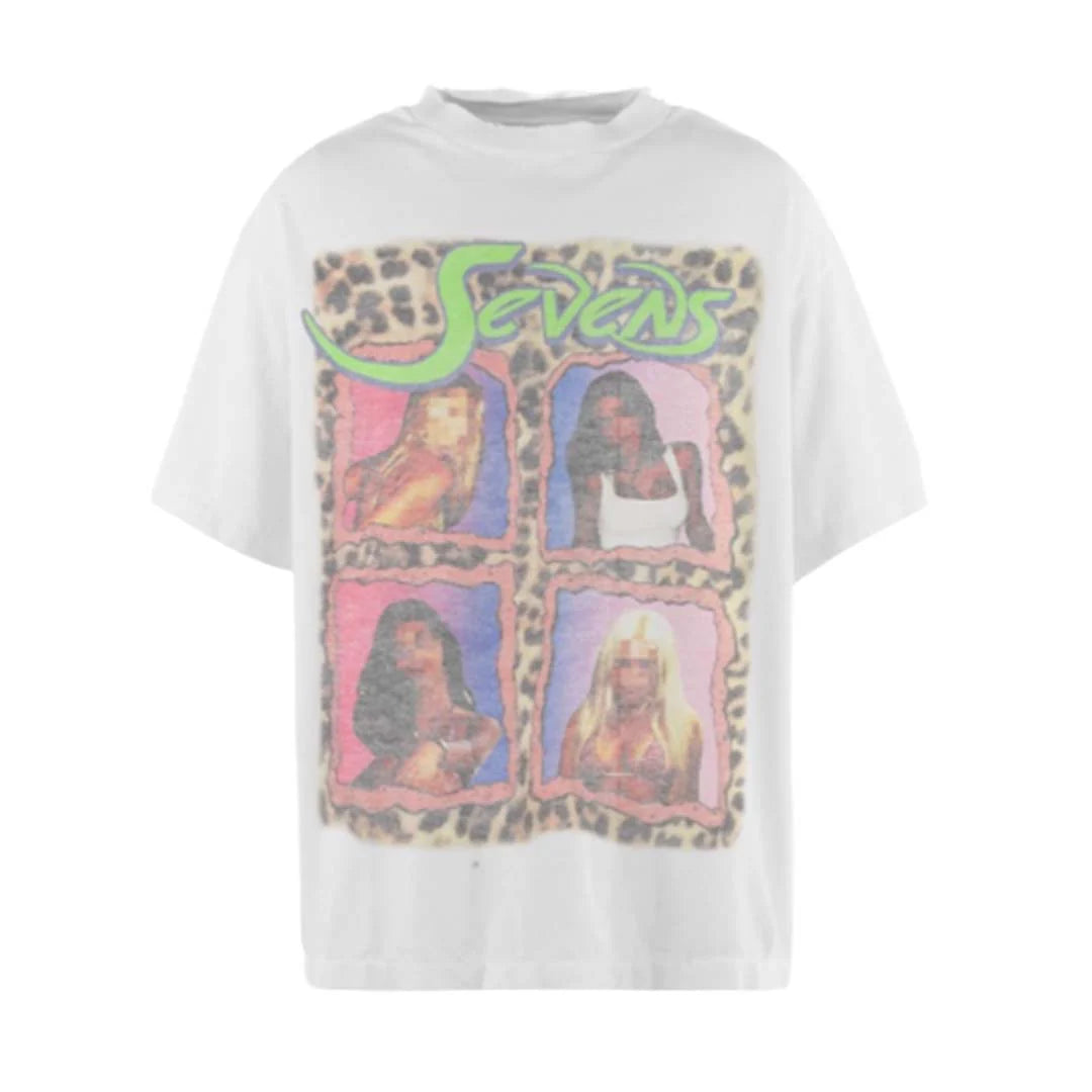 Triple Sevens Tour Tee Faded White