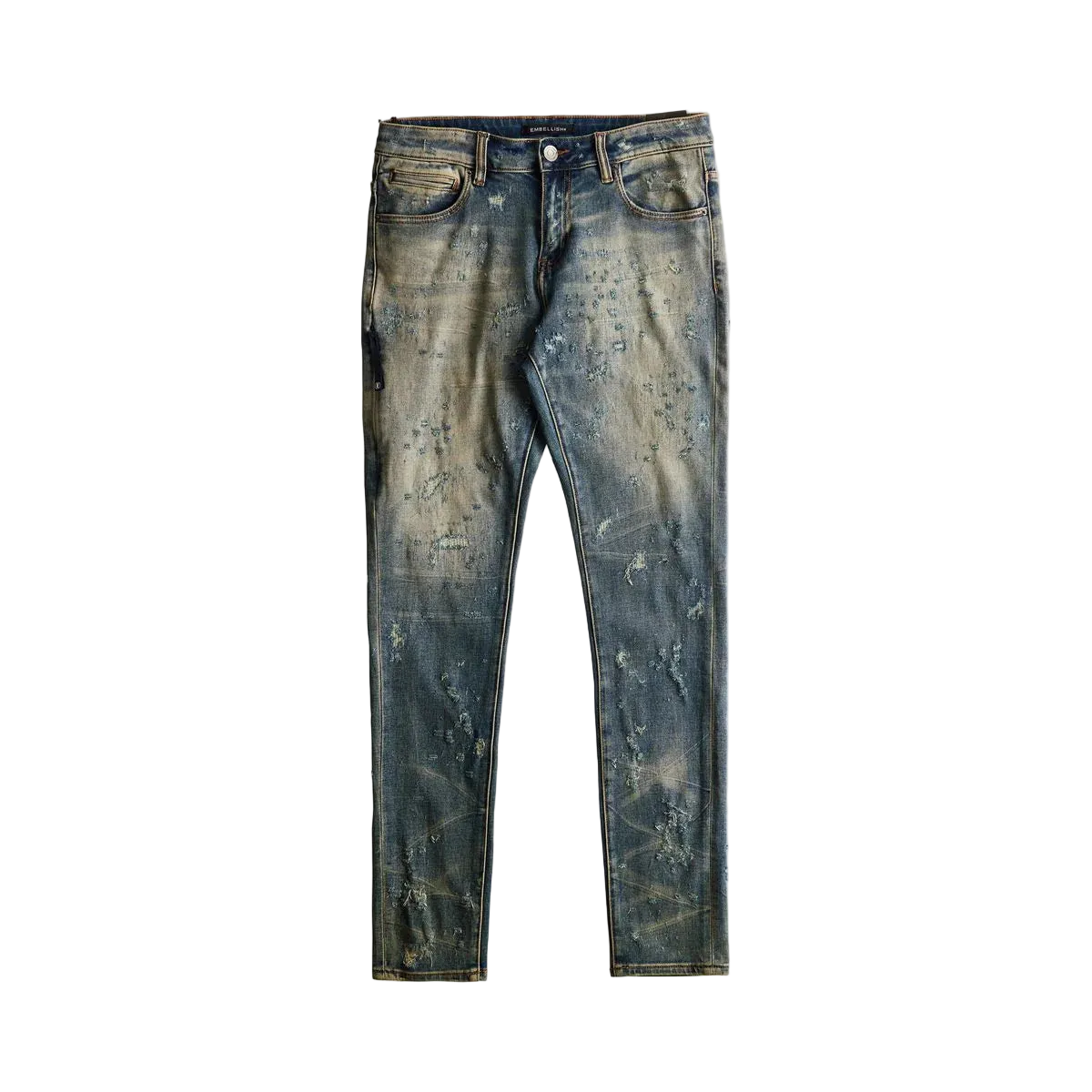 Embellish David Skinny Denim Shotgun Wash